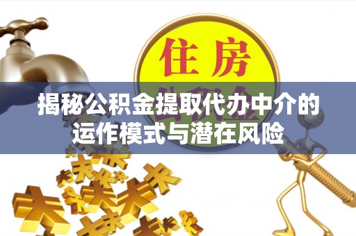广宁揭秘公积金提取代办中介的运作模式与潜在风险