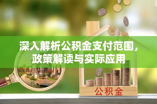 广宁深入解析公积金支付范围，政策解读与实际应用